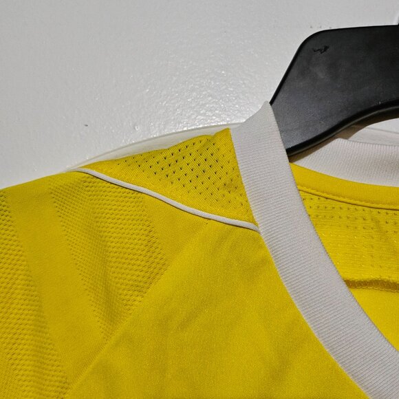 Adidas Men's Soccer Jersey in Bright Yellow color - Picture 10 of 11